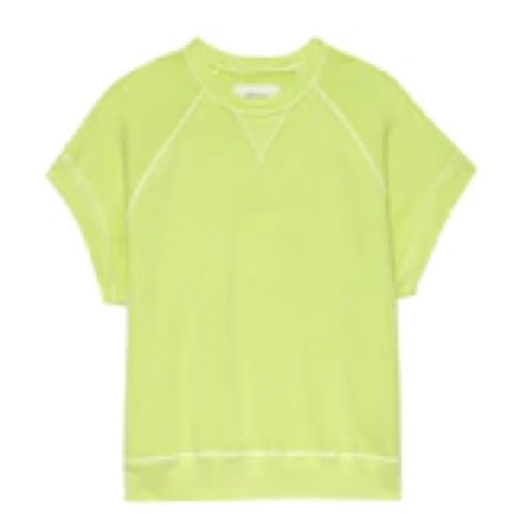 NWT The Great Wedge short sleeve sweatshirt